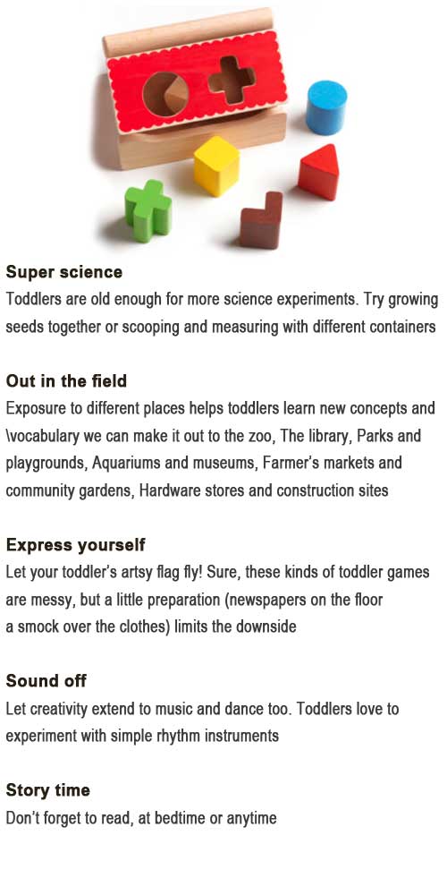 Educational activities for toddlers